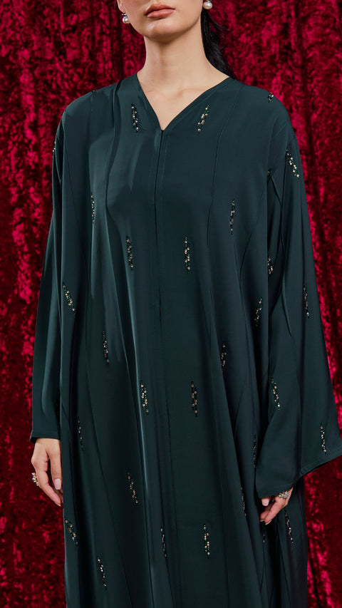 Nili Emerald Green Abaya