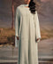 Nimra Pastel Green Abaya