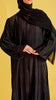 Harir Maqsood Nizwa Black Abaya