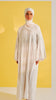 Harir Maqsood Nizwa White Abaya