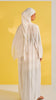 Harir Maqsood Nizwa White Abaya