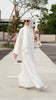 Harir Maqsood Nizwa White Abaya
