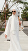 Harir Maqsood Nizwa White Abaya