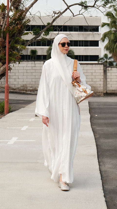 Nizwa White Abaya