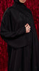 Korean Zoom Nurabad Black Abaya