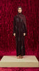 Korean Zoom Nurabad Dark Purple Abaya