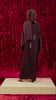 Korean Zoom Nurabad Dark Purple Abaya