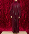 Nurabad Wine Red Abaya
