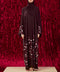 Petaro Burgundy Abaya