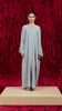 Korean Nidha Petaro Powder Blue Abaya