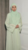 Korean Zoom Preda Mint Green Abaya