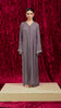 Korean Zoom Qamishli Dusty Purple Abaya