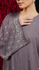 Korean Zoom Qamishli Dusty Purple Abaya