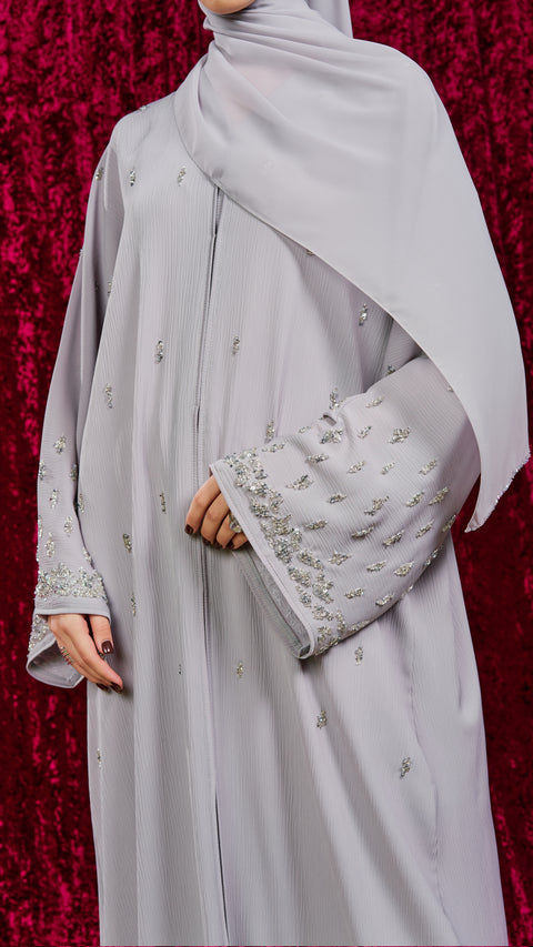Qamishli Grey Abaya