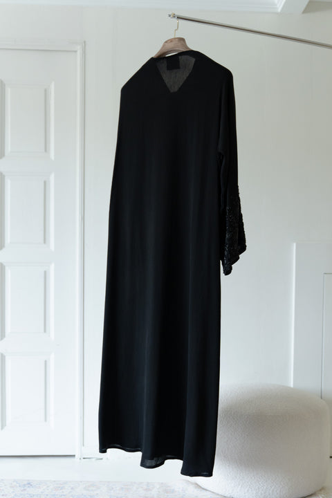 Korean Zoom Qatana Black Abaya