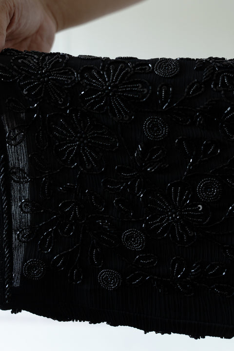 Korean Zoom Qatana Black Abaya