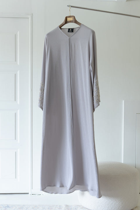 Korean Zoom Qatana Limestone Abaya