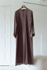Korean Zoom Qatana Milk Chocolate Abaya