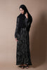 Jacquard Aydin Black Abaya