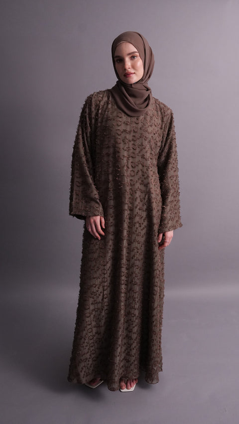 Qadisha Brown Dress