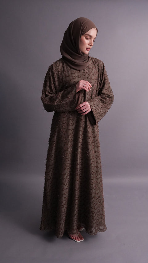 Qadisha Brown Dress