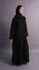 Chiffon Qadisha Black Dress