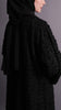 Chiffon Qadisha Black Dress