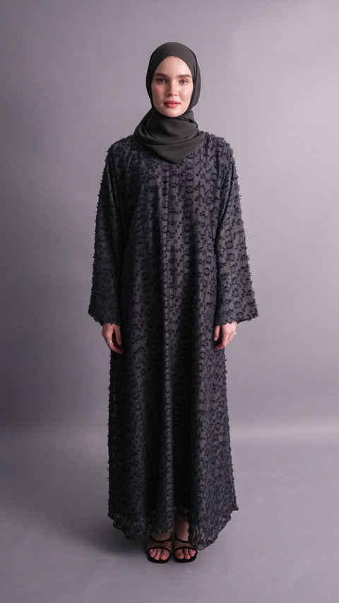 Qadisha Dark Grey Dress
