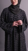 Chiffon Qadisha Dark Grey Dress