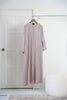 Korean Zoom Qalali Taupe Abaya