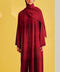 Qarshi Maroon Abaya