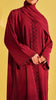 Korean Nidha Qarshi Maroon Abaya