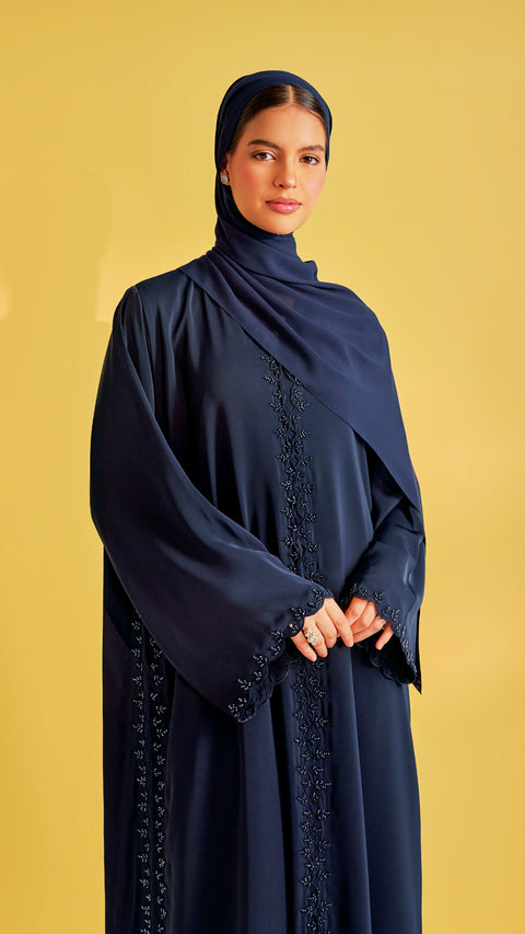 Qarshi Midnight Blue Abaya