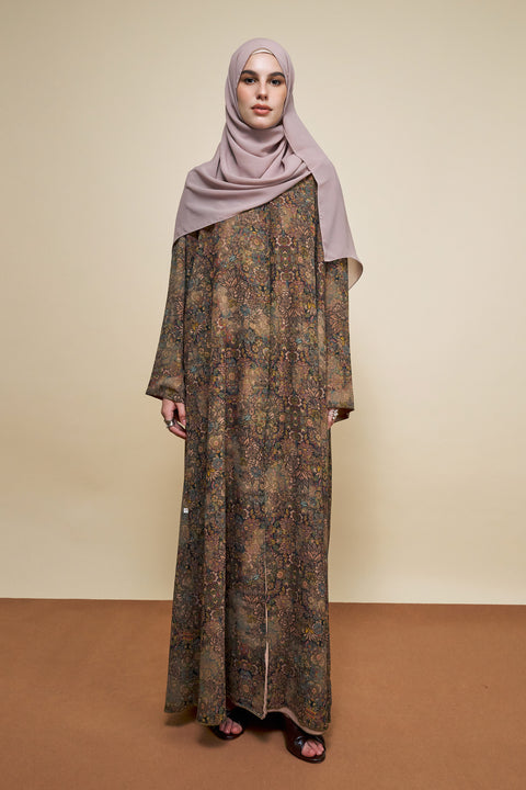 Qartaba Printed Abaya