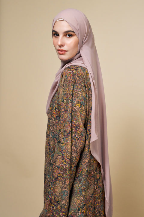 Qartaba Printed Abaya