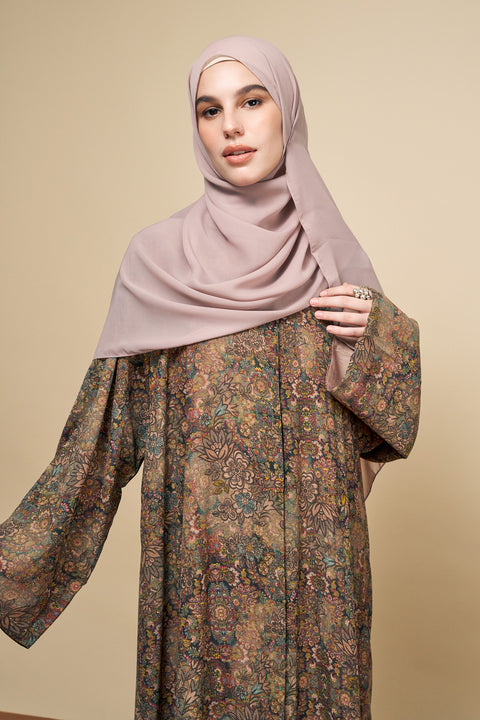 Qartaba Printed Abaya