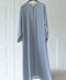 Korean Zoom Rahjan Powder Blue Abaya