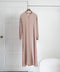 Korean Nidha Rayat Light Caramel Abaya