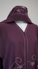 Korean Nidha Riffa Wine Burgundy Abaya