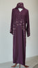 Korean Nidha Riffa Wine Burgundy Abaya
