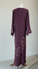 Korean Nidha Riffa Wine Burgundy Abaya