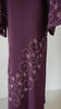 Korean Nidha Riffa Wine Burgundy Abaya