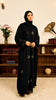 Korean Nidha Rimal Black Abaya