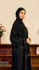 Korean Nidha Rimal Black Abaya