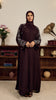 PRE-ORDER: Rahjan Burgundy Abaya