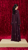 Korean Nidha Ranya Burgundy Abaya
