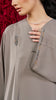 Korean Nidha Ranya Grey Abaya