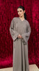 Korean Nidha Ranya Grey Abaya