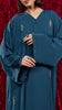 Korean Nidha Ranya Turqoise Abaya