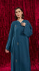 Korean Nidha Ranya Turqoise Abaya